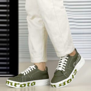 Men’s Casual Shoes – Green Color