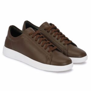 Men's Brown Plain Casual Shoes